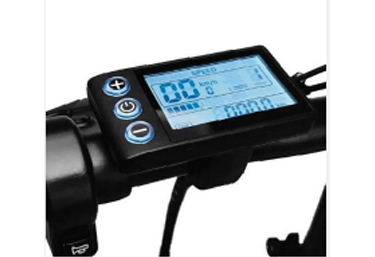 Η οθόνη LCD στο μπροστινό μέρος.